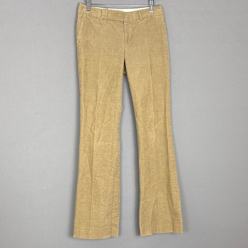 Club Monaco Women’s Beige Corduroy Flared Leg Pants - Size 4